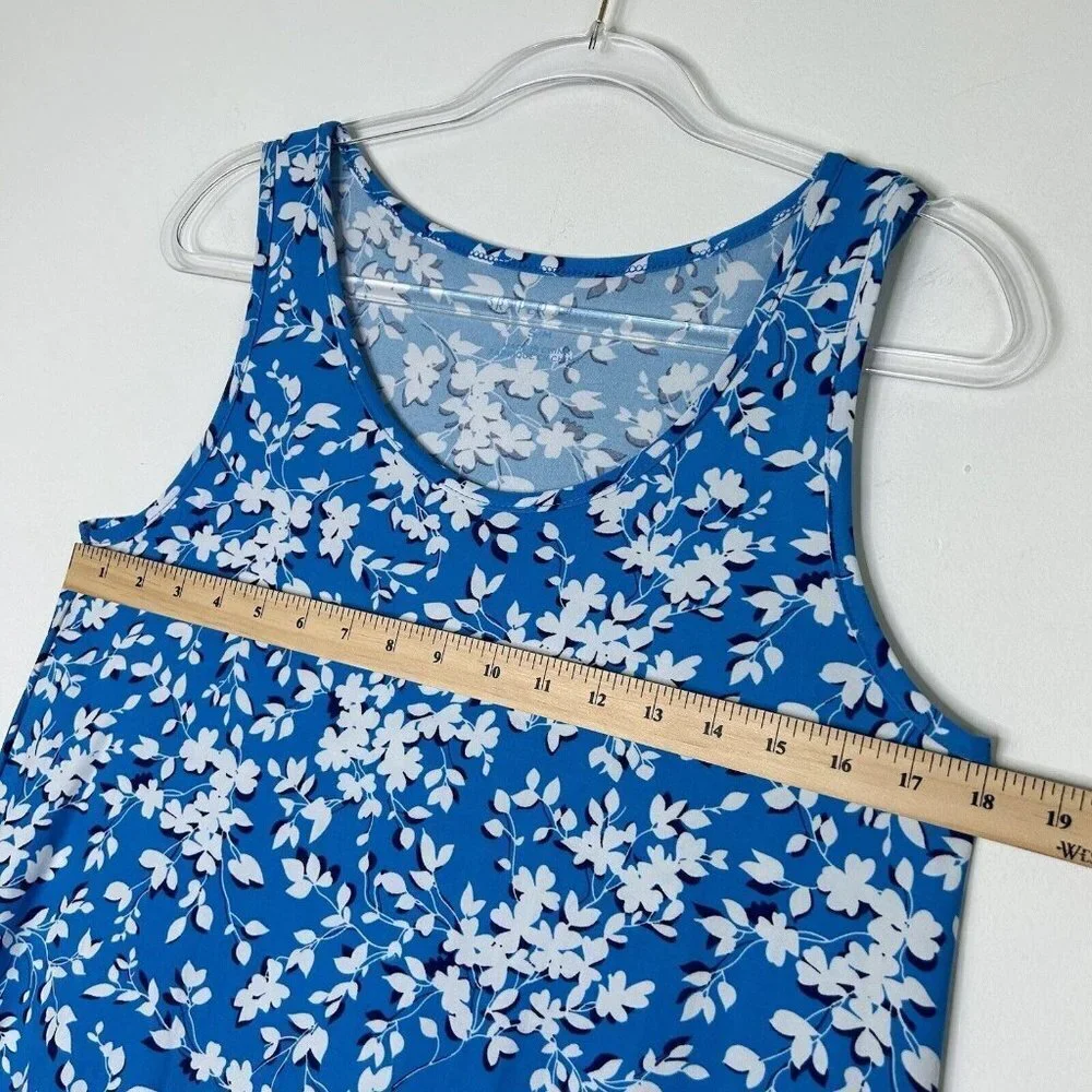 Draper James‎ Blue Floral Nightgown Womens Size Small Medium Nightie Sleepwear